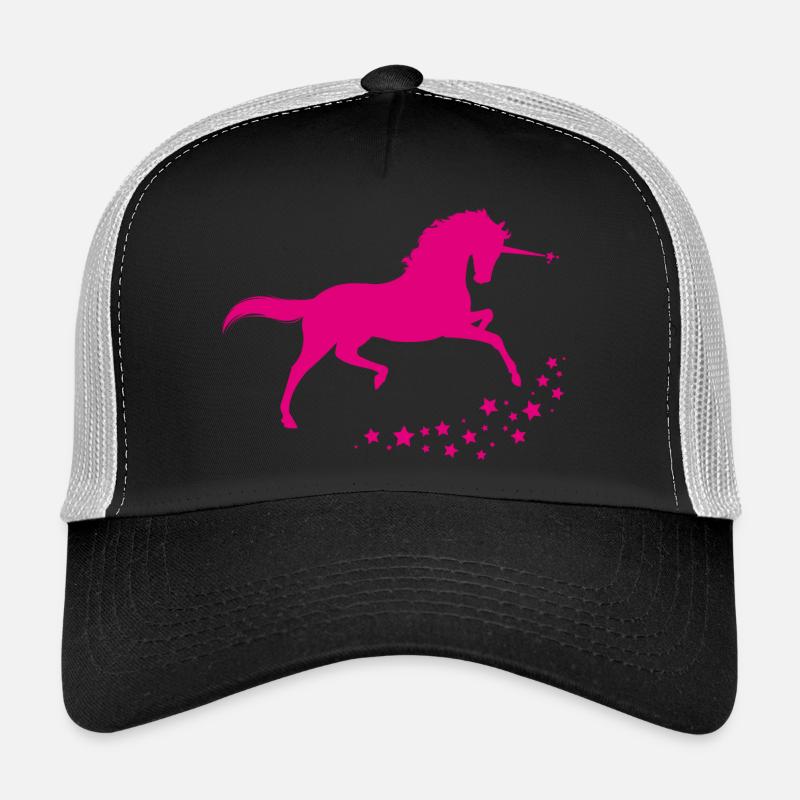 Einhorn - Trucker Cap - Schwarz/Steingrau