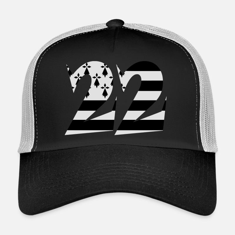 22 Britain flag - Trucker Cap - black/stone grey