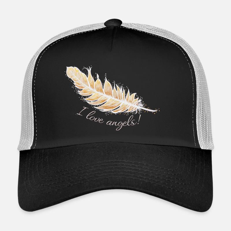 EngelFeder Love - Sonja Ariel von Staden - Trucker Cap - Schwarz/Steingrau