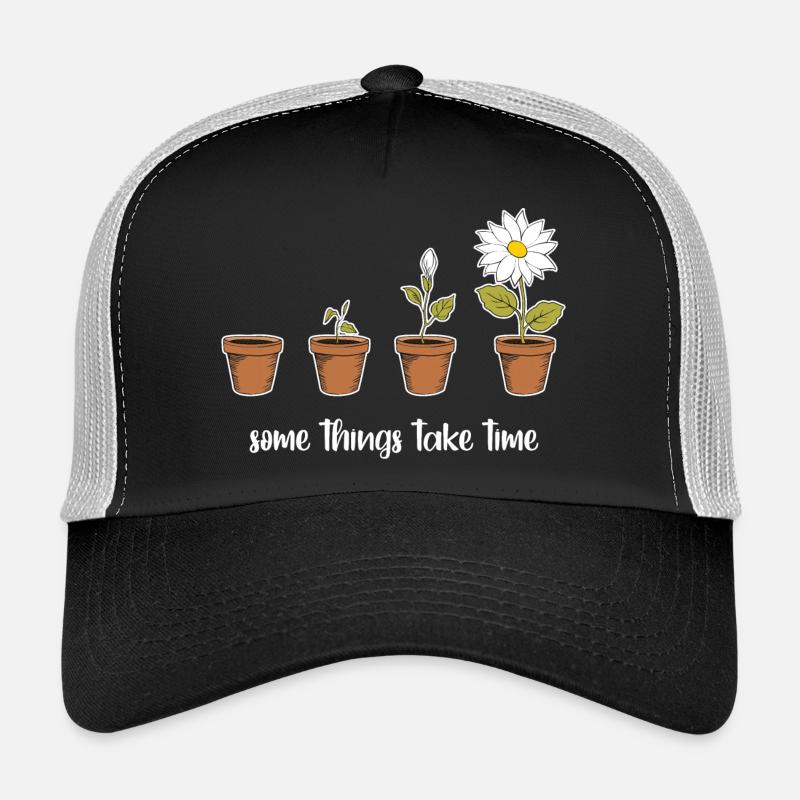 Zeit (dunkel) Trucker Cap