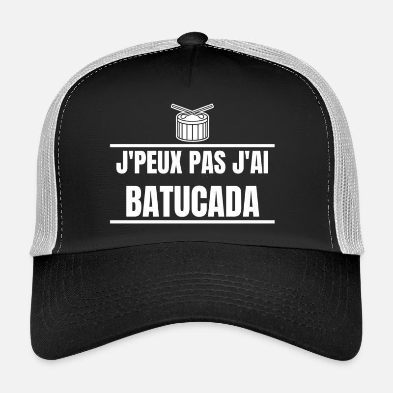 batucada, samba, carnaval de rio, percussion Casquette trucker 