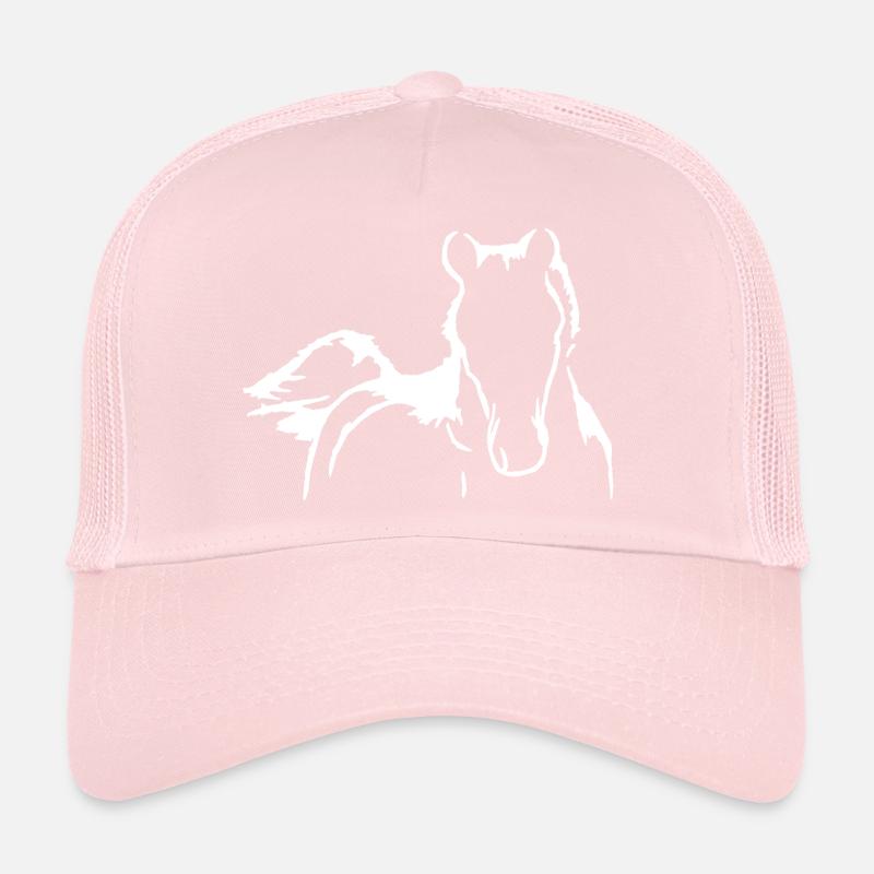 Silhouette de cheval Casquette trucker 