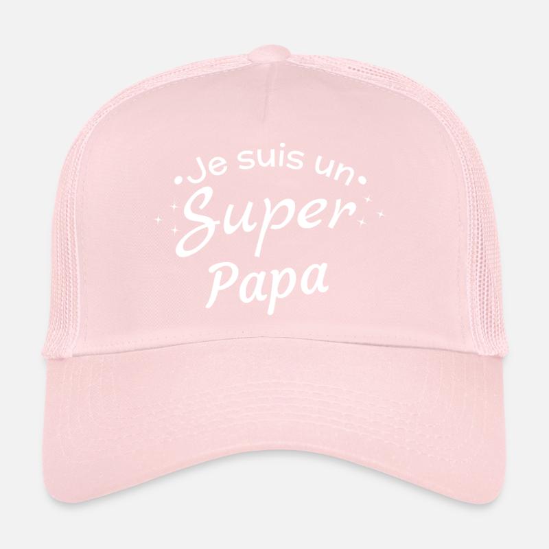 Funny Super Dad Statement Trucker Cap