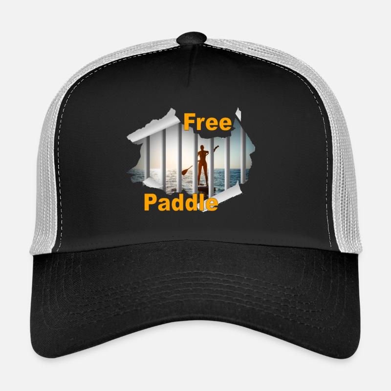 Paddle - Casquette trucker  - noir/gris pierre
