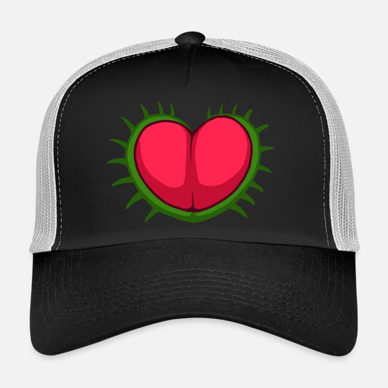 Venus Flytrap Heart Trucker Cap