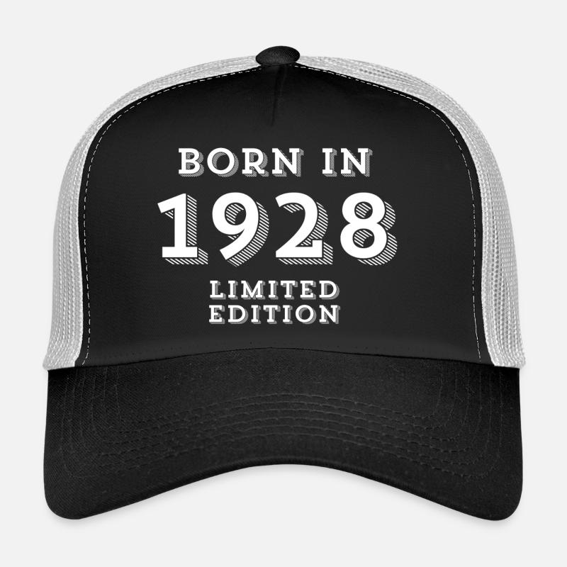 1928, date de naissance, année de naissance Casquette trucker 