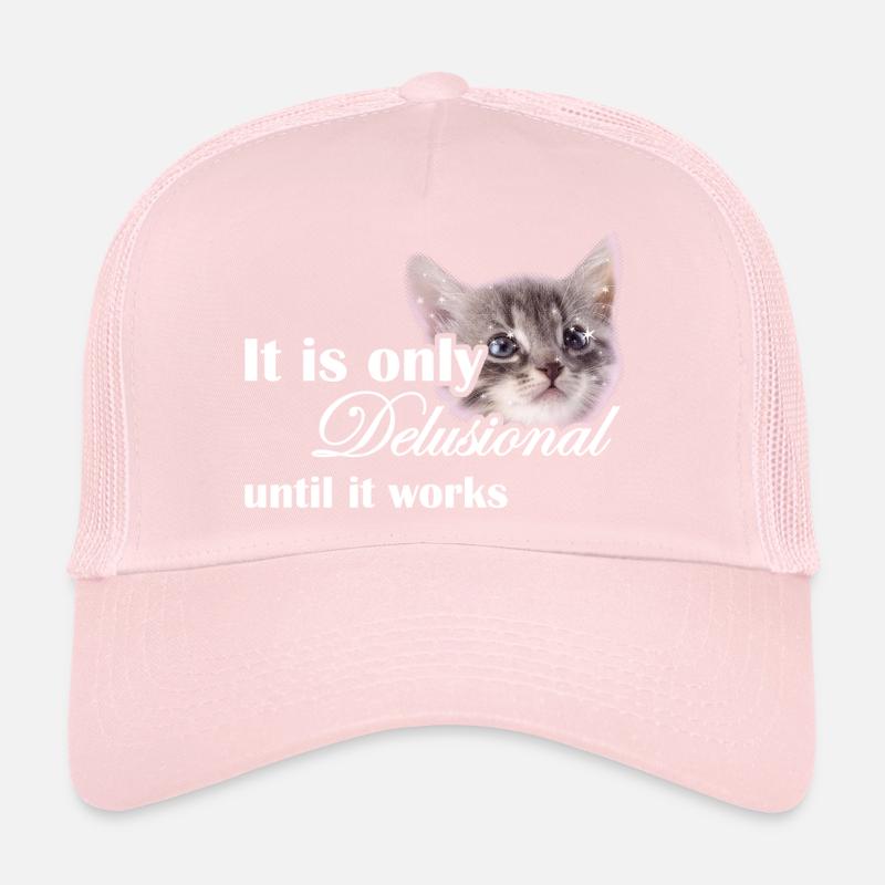« Ce n’est délirant que jusqu’à ce que ça marche » Motivation Casquette trucker 
