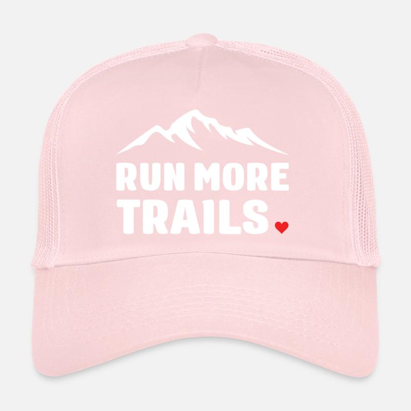 Courez plus de sentiers Casquette trucker 