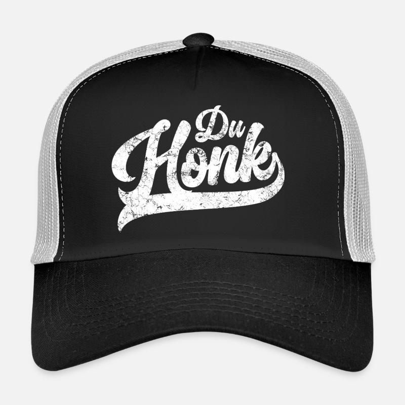 Du Honk Vintage Lustiges Männergeschenk Trucker Cap