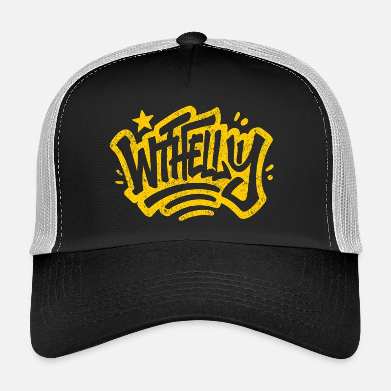 What the Helly? - Trucker Cap - black/stone grey