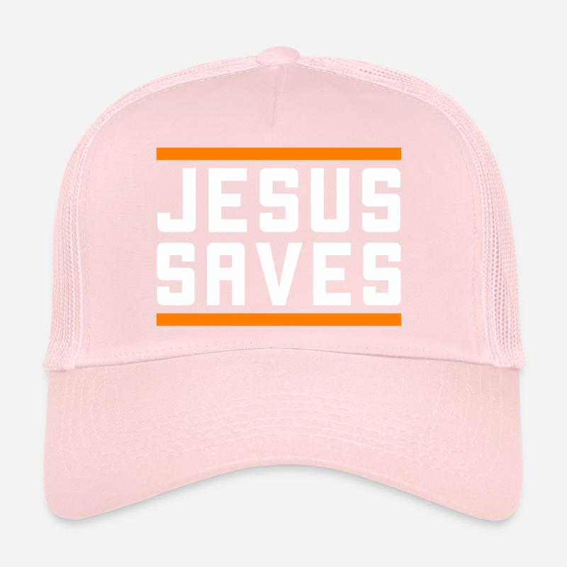 Jésus sauve d’une manière chrétienne Casquette trucker 