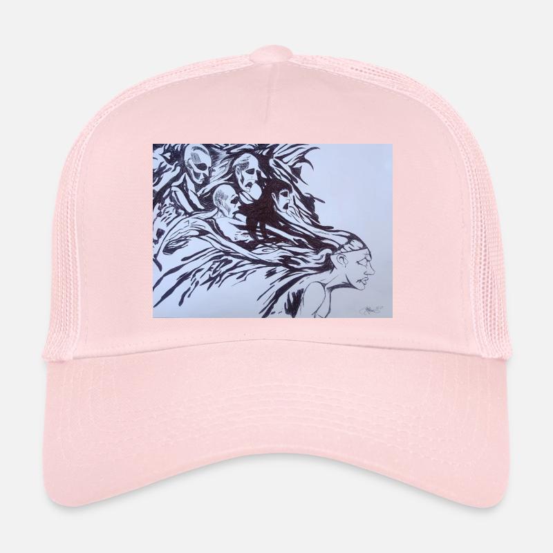 Distorted images Trucker Cap