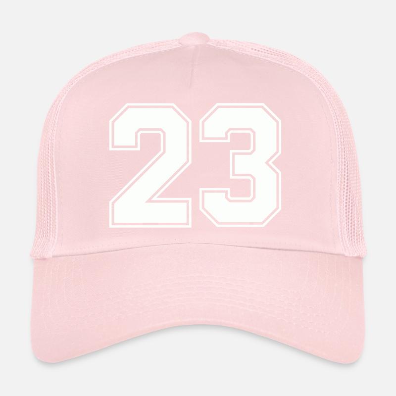 Geometric Number Design 23 Trucker Cap
