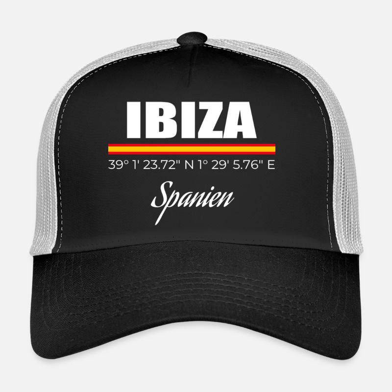 Ibiza - Trucker Cap - Schwarz/Steingrau