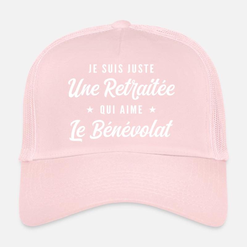 Retired Volunteer Lovers Trucker Cap