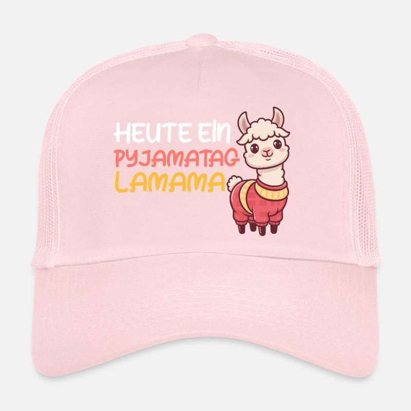 Werdende Mutter HEUTE PYJAMATAG LAMAMA Lustig Trucker Cap