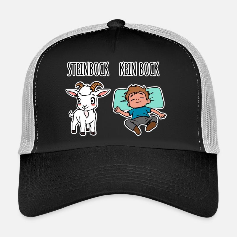 Steinbock - Kein Bock - Achtung Flachwitz! Trucker Cap