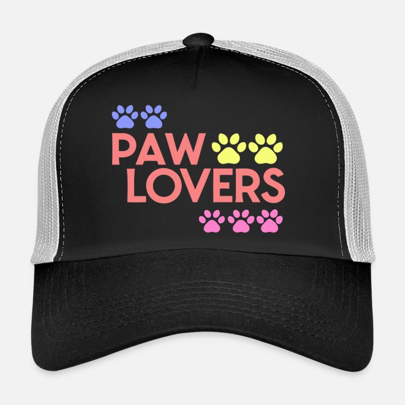 Rainbow Paw Lovers Trucker Cap