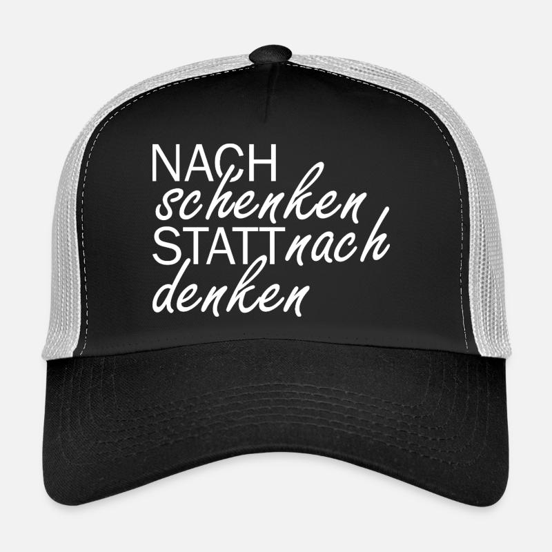 Se remplir au lieu de réfléchir Casquette trucker 