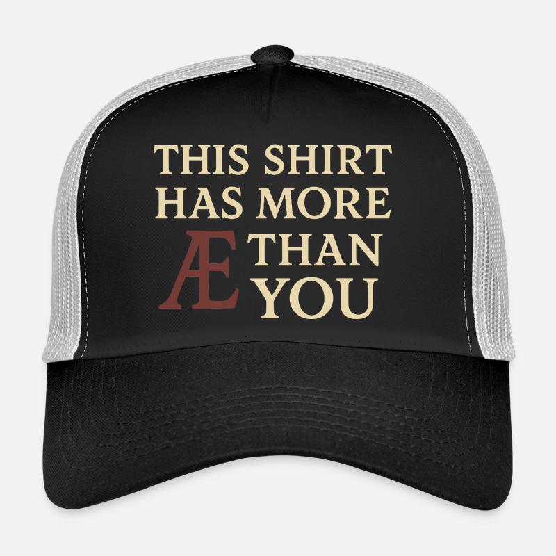 Ancient English Runic Alphabet Trucker Cap