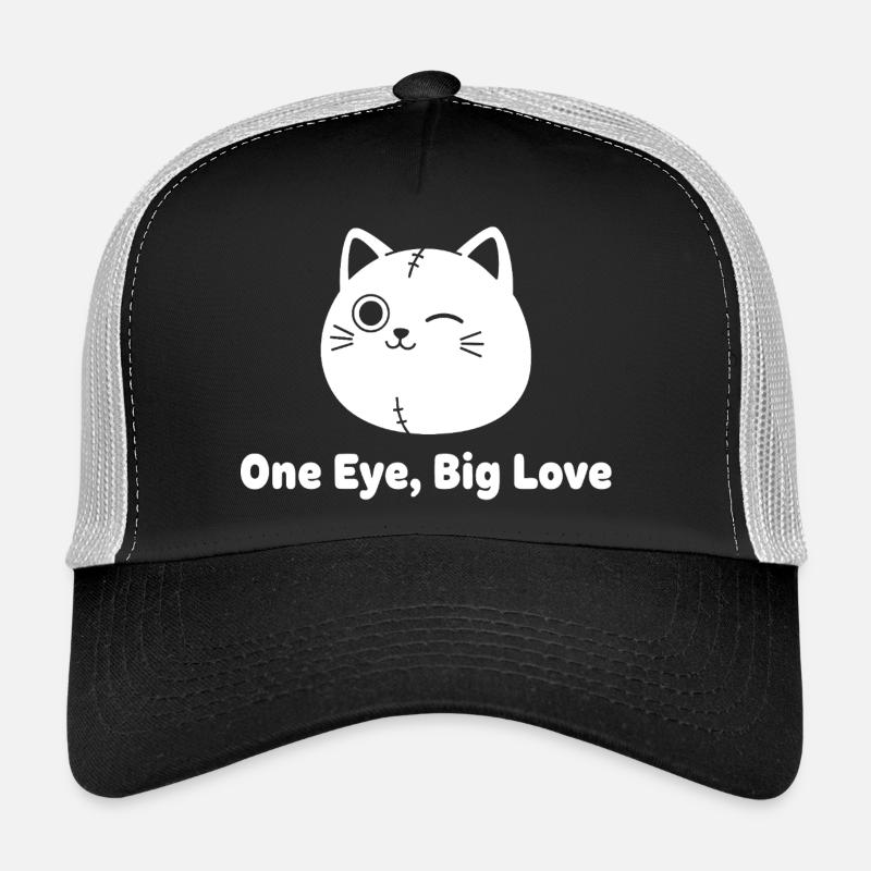 Chat Mouillé Patchwork Love Casquette trucker 