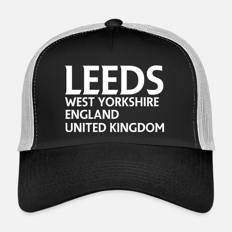Leeds – Angleterre Conception des paroles Casquette trucker 
