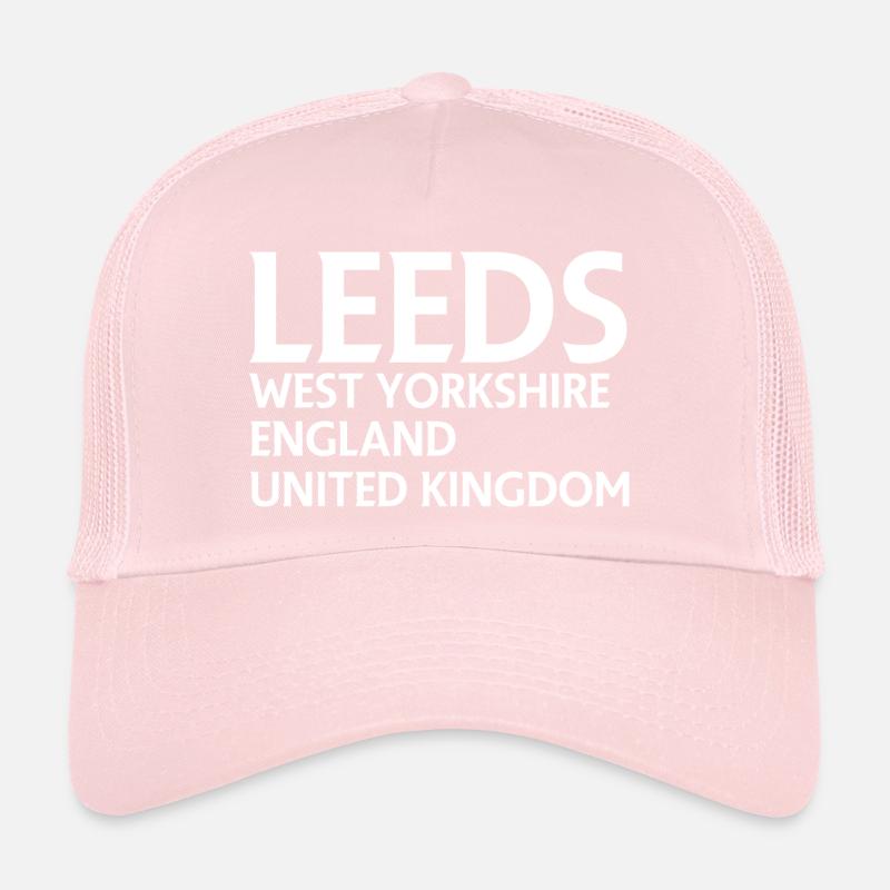 Leeds – Angleterre Conception des paroles Casquette trucker 