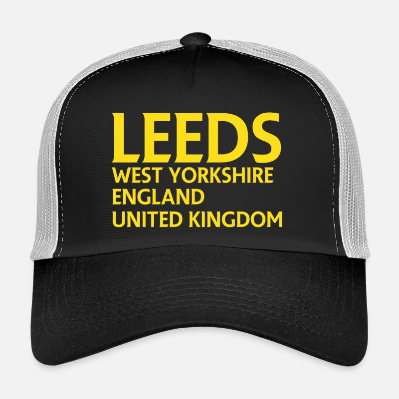 Leeds – England Liedtextdesign Trucker Cap