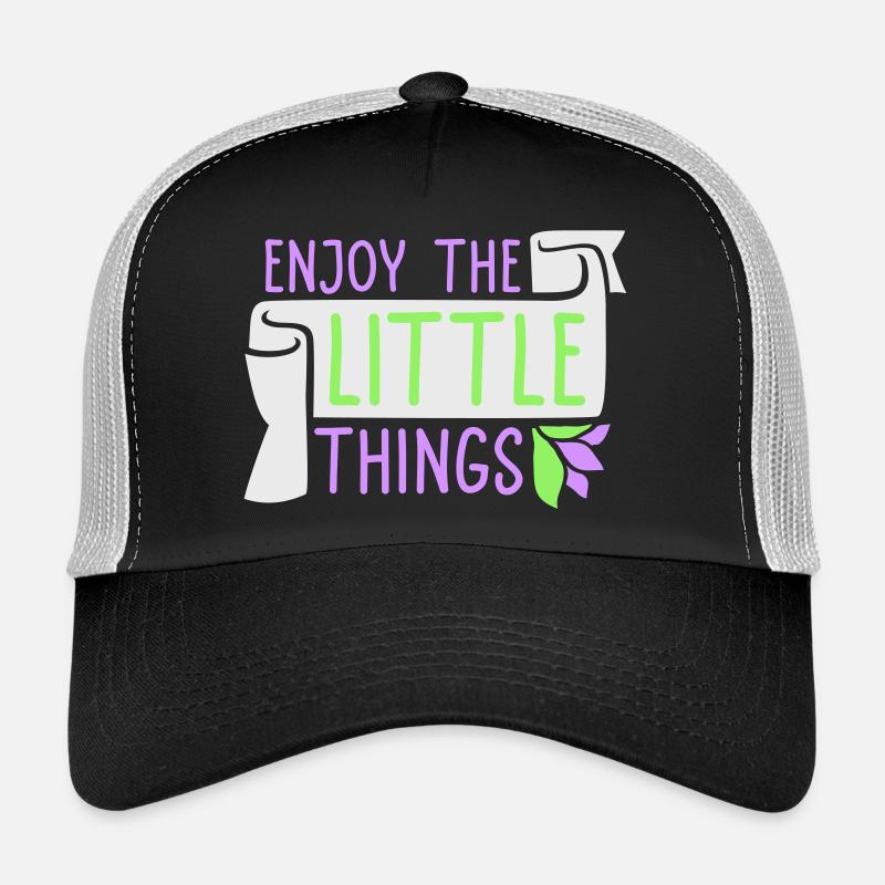 Enjoy The Little Things Gratitude Mindfulness Trucker Cap