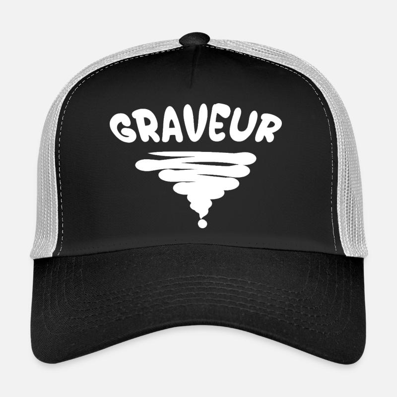 Graveur Wirbelemblem Trucker Cap