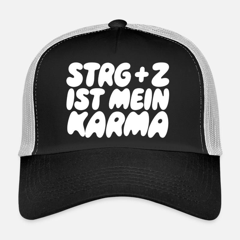 Ctrl+Z Karma – Ctrl+Z est Karma Casquette trucker 