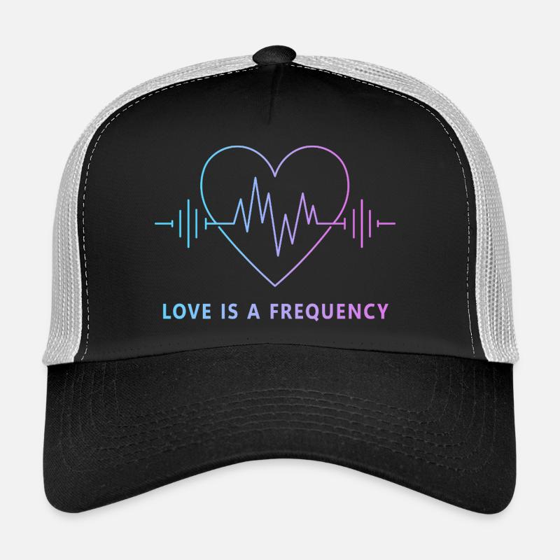 Love Is a Frequency - Herzfrequenz der Liebe Trucker Cap