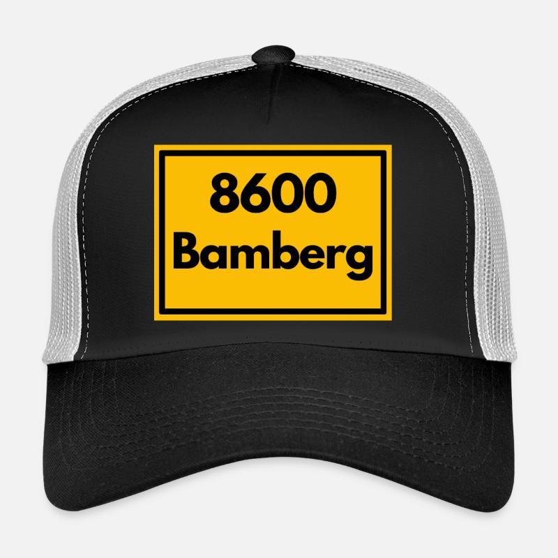 OLD POSTCODE POSTCODE RETRO 8600 BAMBERG FRANKEN Trucker Cap