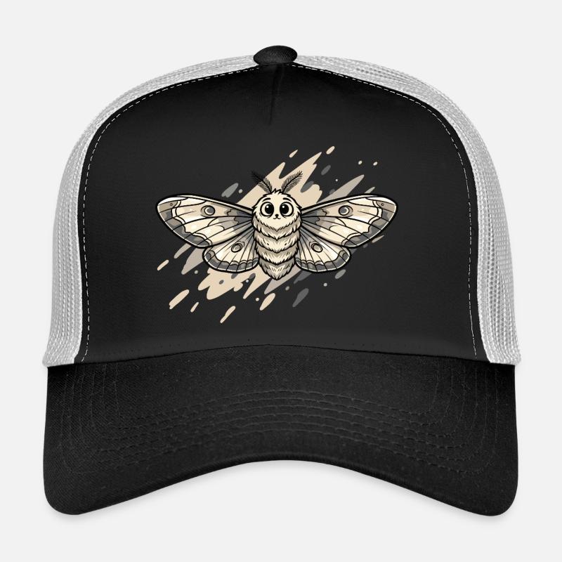 Moth Moth Illustration Trucker Cap