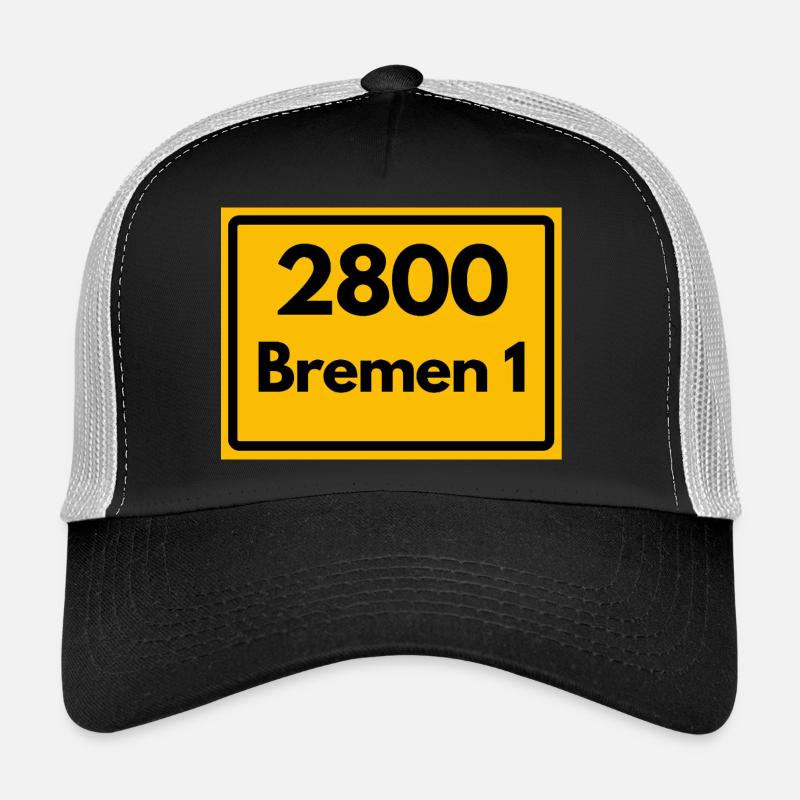 ANCIEN CODE POSTAL RETRO 2800 BREMEN 1 – HANSE Casquette trucker 