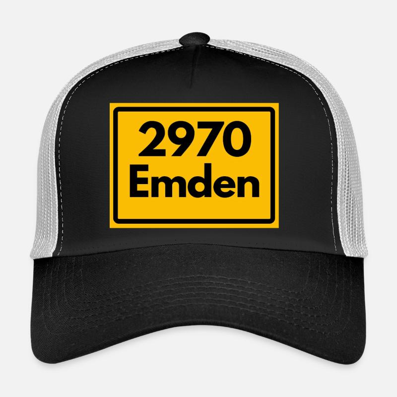 ALTE POSTLEITZAHL PLZ RETRO ⚓ 2970 Emden Moin moin Trucker Cap