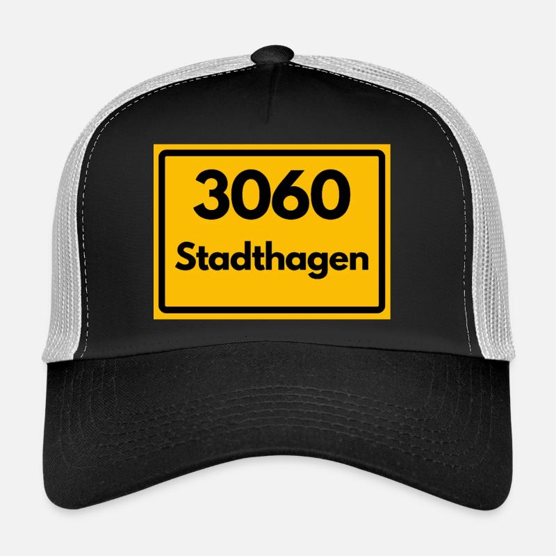 ANCIEN CODE POSTAL RETRO 3060 STADTHAGEN WESER Casquette trucker 