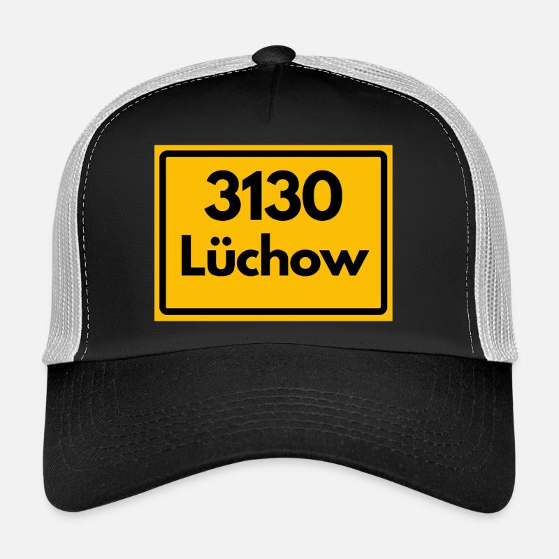 ANCIEN CODE POSTAL RÉTRO 3130 LÜCHOW WENDLAND ! Casquette trucker 