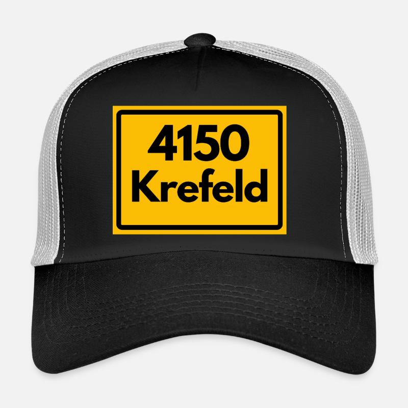 ALTE POSTLEITZAHL PLZ RETRO  4150 KREFELD Trucker Cap