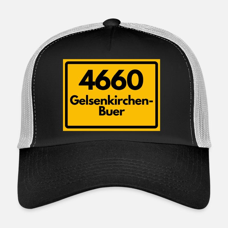 ALTE POSTLEITZAHL PLZ RETRO 4660 GELSENKIRCHEN BUR Trucker Cap