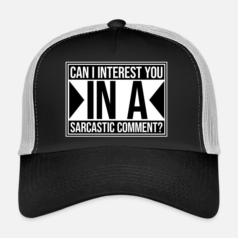 Puis-je vous intéresser à un commentaire sarcastique Lustig Casquette trucker 