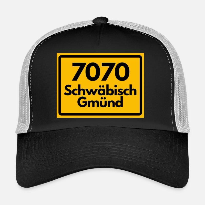 ALTE POSTLEITZAHL PLZ RETRO 7070 SCHWÄBISCH GMÜND Trucker Cap