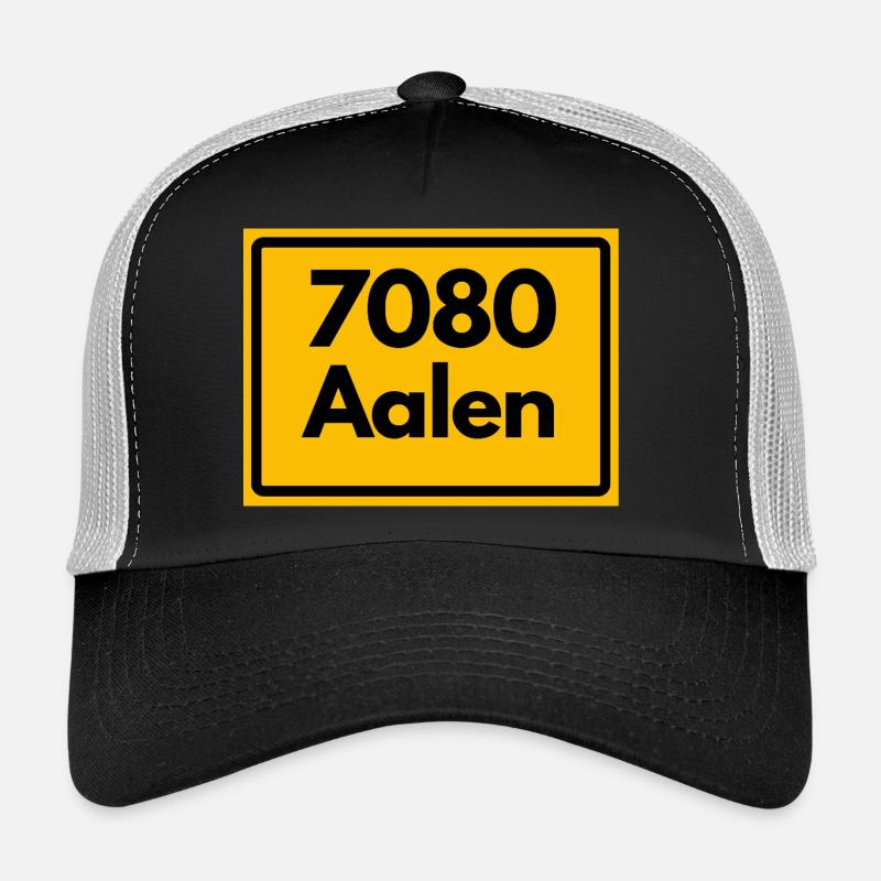 OLD POSTCODE ZIP CODE RETRO 7080 AALEN HEIMATSTOLZ Trucker Cap