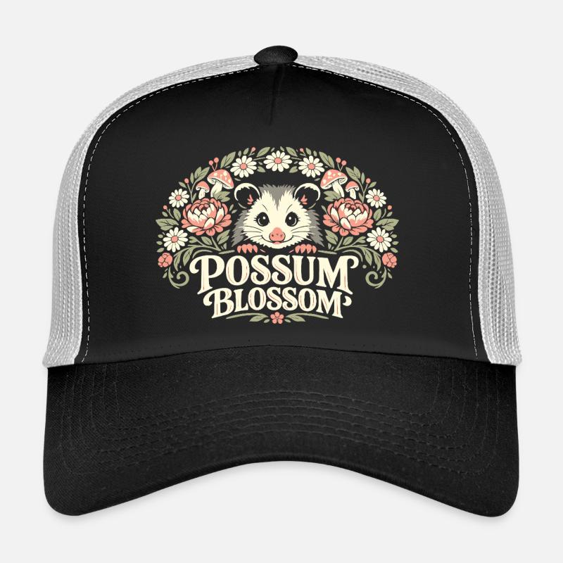Possum Blossom Trucker Cap
