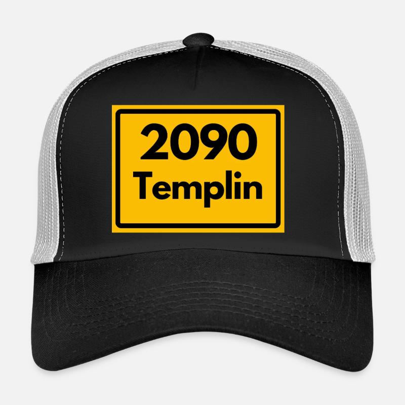 ANCIEN CODE POSTAL RÉTRO 2090 TEMPLIN HEIMAT Casquette trucker 