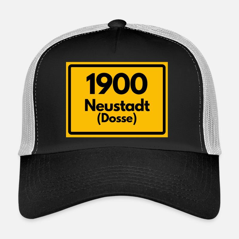 OLD POSTCODE ZIP CODE RETRO 1900 NEUSTADT DOSSE Trucker Cap