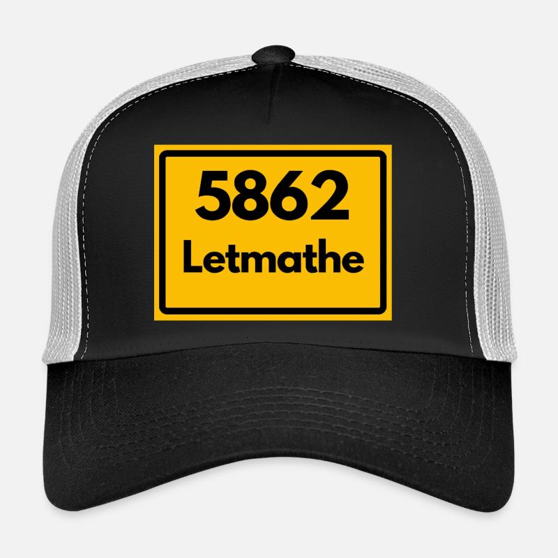OLD POSTCODE 5862 ZIP 58642 LETMATHE NRW Trucker Cap