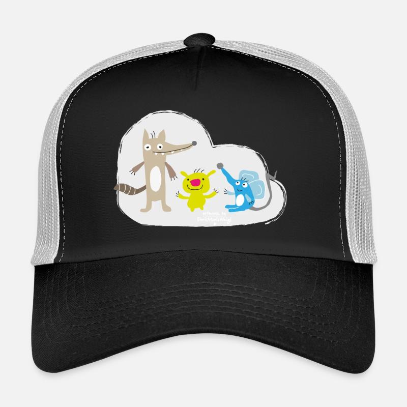 Froehliche Tierchen - Trucker Cap - Schwarz/Steingrau