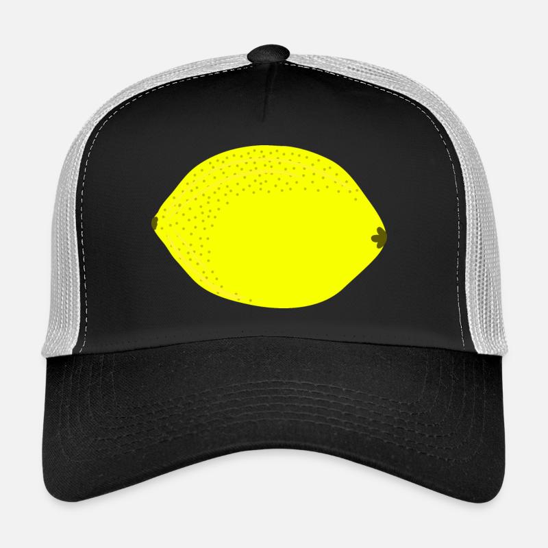 Knall Gelbe Zitrone, Obst, Geschenkidee Trucker Cap