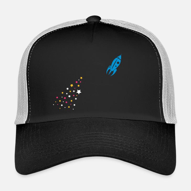 A rocket when departing Trucker Cap